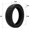 Pneu tubeless 70/60-7,5 Ninebot Max G3 vu de profil Pneu tubeless 70/60-7,5 Ninebot Max G3 vu de profil