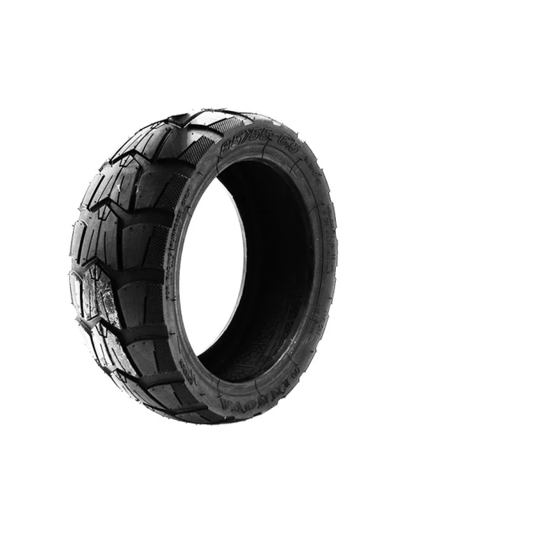 Pneu tubeless 85/55-6,5 tout-terrain de trois quarts, flanc et bande de roulement