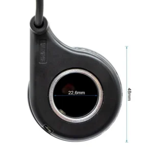 Poignées avec accélérateur tournant SmartGyro et Zwheel — embouts aluminium rouges