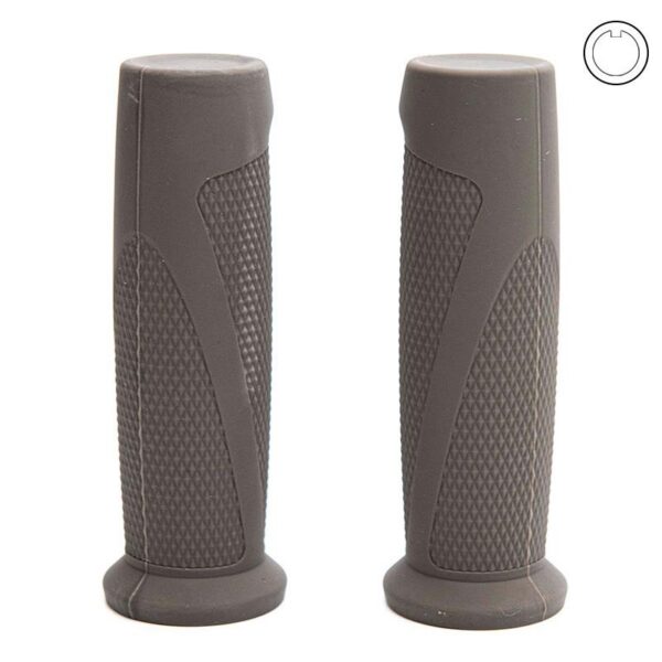 Paire de poignées en silicone gris pour Ninebot série F et D Paire de poignées en silicone gris pour Ninebot série F et D