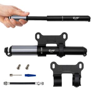 Pompe à main compacte — 240 mm, support de cadre fourni