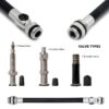 Tête de gonflage et types de valves Presta, Dunlop et Schrader