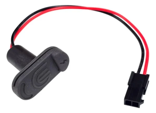Embase de charge vue de dos avec son câble Embase de charge vue de dos avec son câble