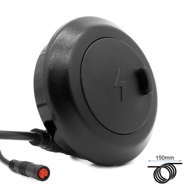 Port de charge Hikerboy Foxtrot Plus et son câble de 150 mm à connecteur rouge Port de charge Hikerboy Foxtrot Plus et son câble de 150 mm à connecteur rouge