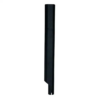 Tube de mât de trottinette électrique en aluminium noir, vue d'ensemble sur toute sa longueur Tube de mât de trottinette électrique en aluminium noir, vue d'ensemble sur toute sa longueur
