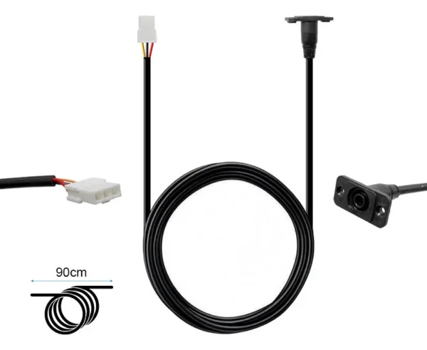 Prise de charge d'origine Ninebot Max G3 avec son cordon de 90 cm