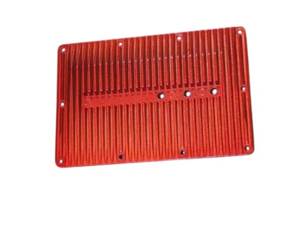 Radiateur de contrôleur Dualtron Alien, plaque aluminium anodisée rouge à ailettes usinées Radiateur de contrôleur Dualtron Alien, plaque aluminium anodisée rouge à ailettes usinées