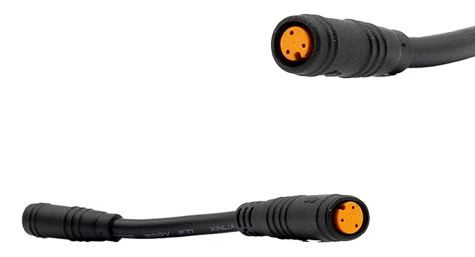 Adaptateur étanche M6 vers M8 à 3 broches pour trottinette