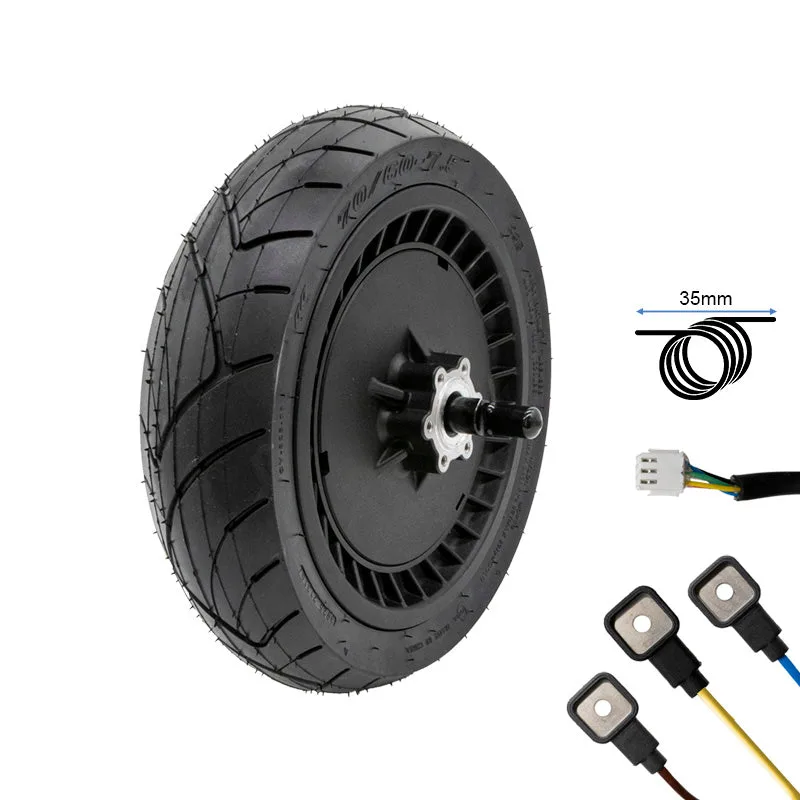 Roue arrière motorisée Ninebot Max G3, connecteur multibroche du capteur et cosses de phase séparées