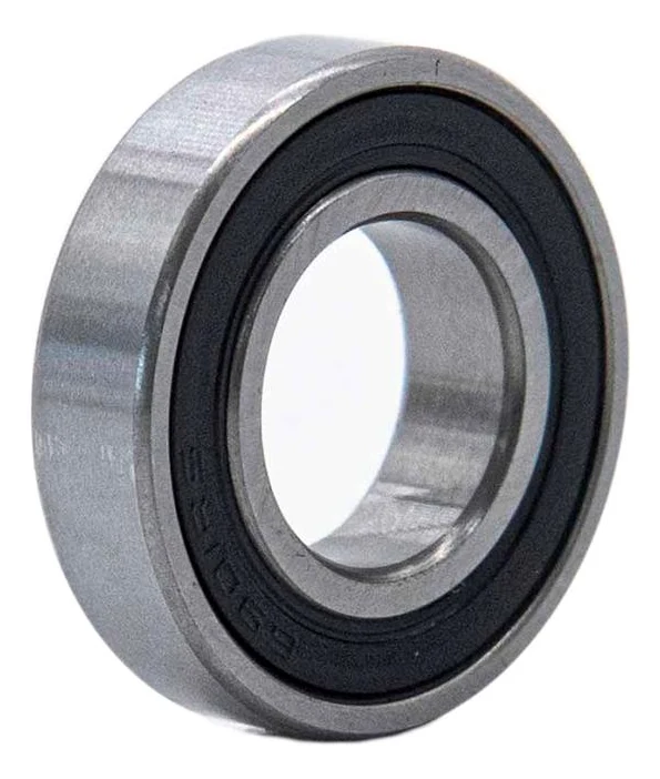 Roulement vu de trois quarts montrant la faible épaisseur de la bague et l'alésage largement ouvert Roulement vu de trois quarts montrant la faible épaisseur de la bague et l'alésage largement ouvert