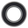 Roulement à billes vu de face : bague mince, joint souple noir marqué 6902RS en creux, large alésage central Roulement à billes vu de face : bague mince, joint souple noir marqué 6902RS en creux, large alésage central