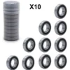 Le lot de dix roulements 6001RS et son tube de rangement, avec la mention X10 Le lot de dix roulements 6001RS et son tube de rangement, avec la mention X10