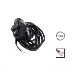 Commodo Rovoron R7 — bloc de commandes au guidon, phare, clignotants et klaxon