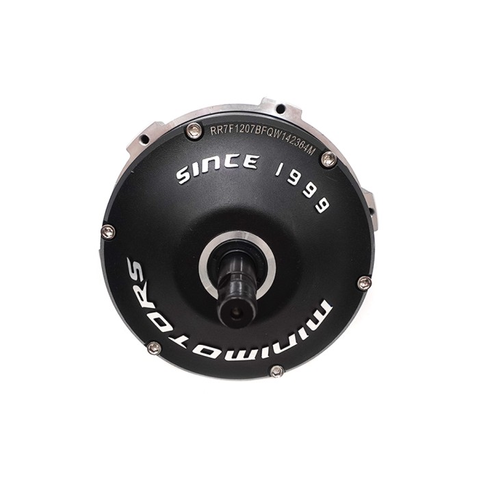Moteur avant Rovoron R7 — face du moyeu et capot vissé