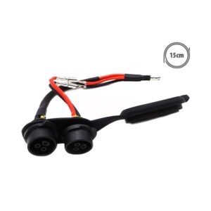 Port de charge double Rovoron R7 — deux prises 3 broches et capot étanche