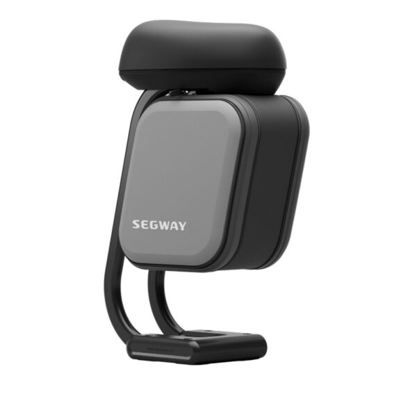 Siège Ninebot ZT3 Pro vu de trois quarts arrière, assise rembourrée au-dessus du coffre de rangement Siège Ninebot ZT3 Pro vu de trois quarts arrière, assise rembourrée au-dessus du coffre de rangement