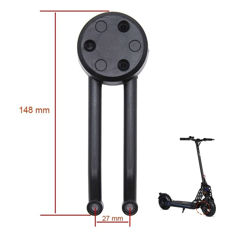 Support droit de garde-boue Ecoxtrem Bison coté à 148 mm, entraxe de 27 mm