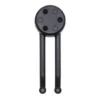 Support droit de garde-boue Ecoxtrem Bison vu de face, platine percée Support droit de garde-boue Ecoxtrem Bison vu de face, platine percée