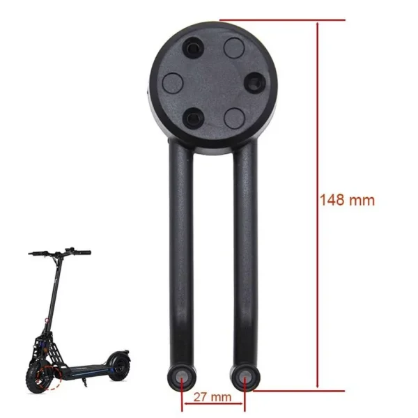 Support gauche de garde-boue Ecoxtrem Bison coté à 148 mm, entraxe de 27 mm Support gauche de garde-boue Ecoxtrem Bison coté à 148 mm, entraxe de 27 mm
