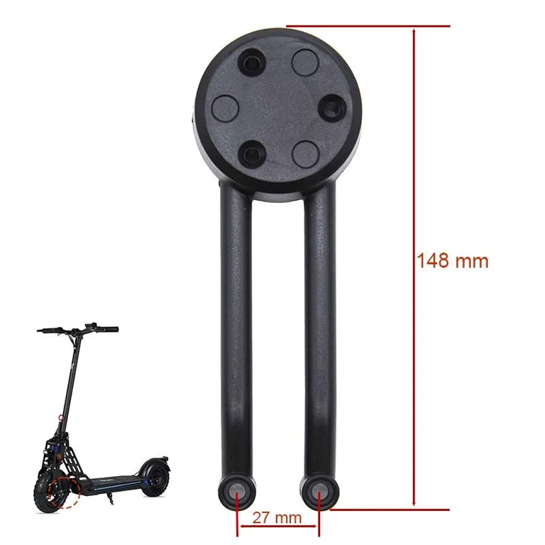 Support gauche de garde-boue Ecoxtrem Bison coté à 148 mm, entraxe de 27 mm