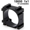 Support plastique 1 × 3 pour cellules 18650
