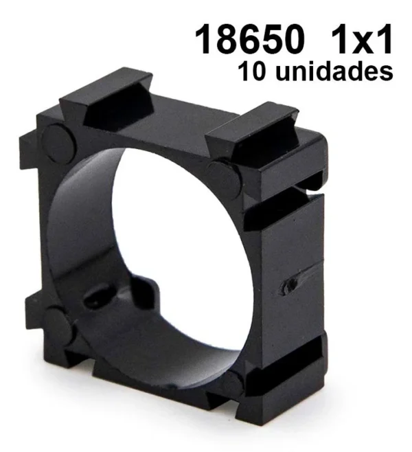 Support plastique 1 × 3 pour cellules 18650