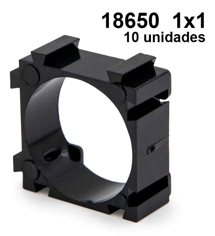 Support plastique 1 × 3 pour cellules 18650