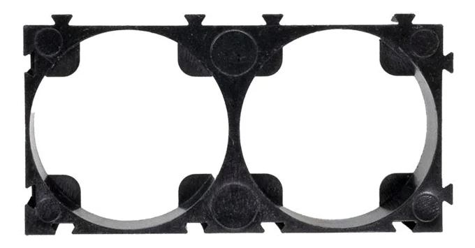 Support plastique 1 × 3 pour cellules 21700