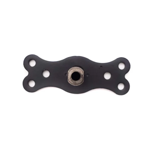 Platine du té de fourche UrbanGlide E-Cross Pro vue de dessus, alésage central du pivot