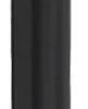 Tube de potence noir vu debout sur toute sa longueur, embase visible en pied