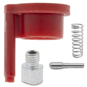 Verrou de pliage rouge d'origine Wispeed T850 et T855 — ressort et entretoise 21 mm