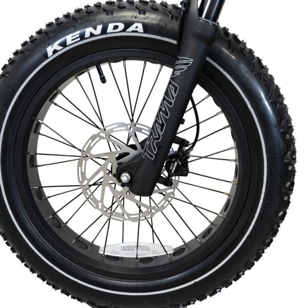Viketory Commando — roue avant, pneu 20 × 4.0 et disque de frein Viketory Commando — roue avant, pneu 20 × 4.0 et disque de frein