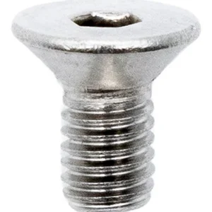 Vis inox à tête fraisée six pans creux pour charnière — lot de 10 vis courtes