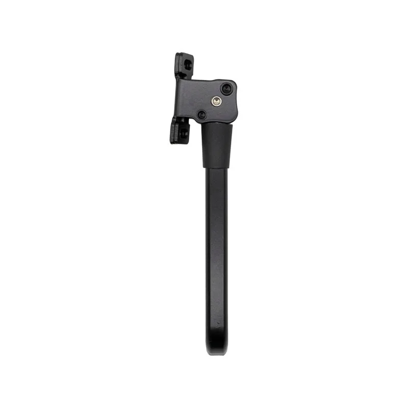 Platine de fixation de la béquille latérale Xiaomi Electric Scooter 6 Lite, flanc à deux vis noires encadrant un rivet clair