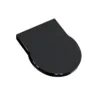 Cache d’écran Wispeed T850 et T855, coque noire brillante vue de trois quarts Cache d’écran Wispeed T850 et T855, coque noire brillante vue de trois quarts
