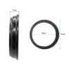 Joint noir du jeu de direction, de profil et de face, coté à 7 mm de hauteur, 30 mm intérieur et 38 mm extérieur