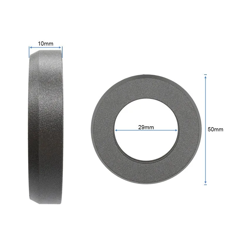 Grande cuvette du jeu de direction cotée à 50 mm de diamètre extérieur, 29 mm d'alésage et 10 mm de hauteur