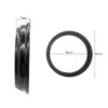 Joint noir du jeu de direction coté à 38 mm de diamètre extérieur, 30 mm intérieur et 7 mm d'épaisseur Joint noir du jeu de direction coté à 38 mm de diamètre extérieur, 30 mm intérieur et 7 mm d'épaisseur