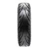 Pneu tubeless 60/70-6,5 à gel anti-crevaison, bande de roulement vue de face, profil route Pneu tubeless 60/70-6,5 à gel anti-crevaison, bande de roulement vue de face, profil route