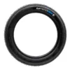 Flanc du pneu tubeless 60/70-6,5 avec ses marquages en relief : dimension, TUBELESS, 4 PLY RATING, charge maximale et flèche de rotation Flanc du pneu tubeless 60/70-6,5 avec ses marquages en relief : dimension, TUBELESS, 4 PLY RATING, charge maximale et flèche de rotation