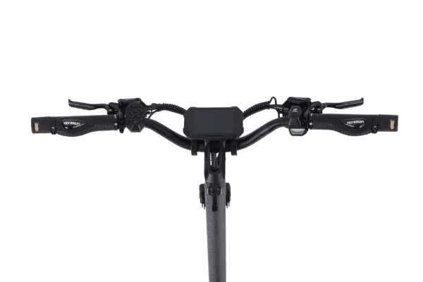 Guidon de la Teverun Fighter Mini Pro avec écran TFT, commodos et clignotants orange