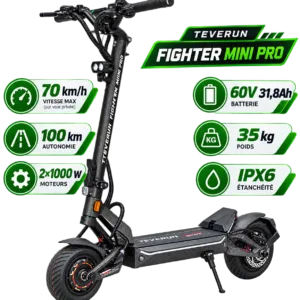 Teverun Fighter Mini Pro — trottinette électrique 60 V 31,8 Ah